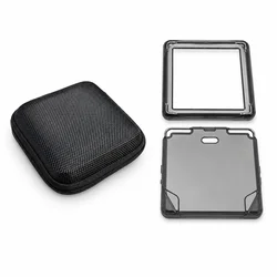 Universal Protective Kit: Soft TPU Case and Portable Handheld Storage Bag Combo (Black Kit)
