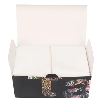 100pcs Tattoo Wipe Paper Disposable Strong Water Absorption Soft Cotton Tattoo Skin Cleansing Towel Tissue 1