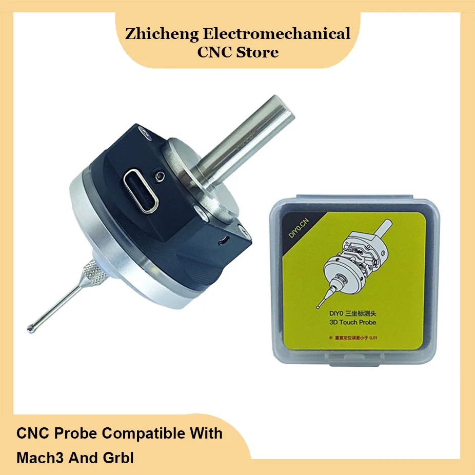 CNC Probe V6 anti-roll 3D Touch edge finder centering precision Compatible with mach3 and grbl