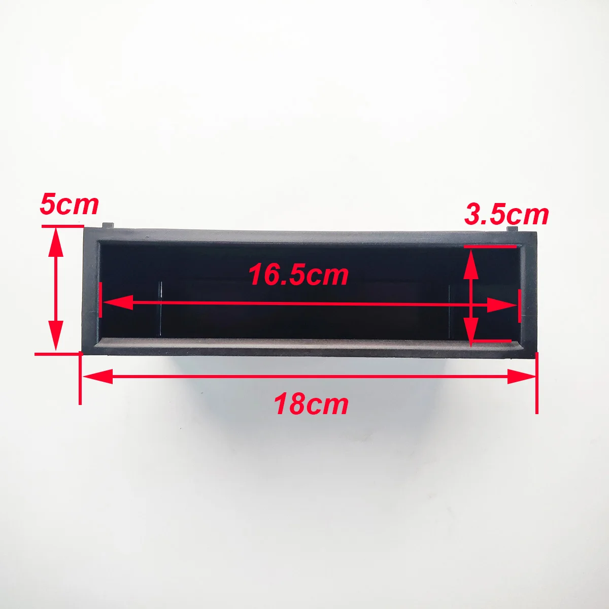 1 Din Radio Frame Car CD Box Dash Trim Pocket For Toyota