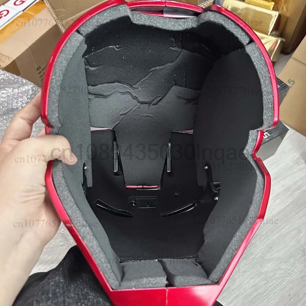 Hot Iron Man Helmet Cosplay 1:1 Light Led Wearable Mask Gloves Glowing Eyes Adult Child PVC Action Figure Toys Christmas Present