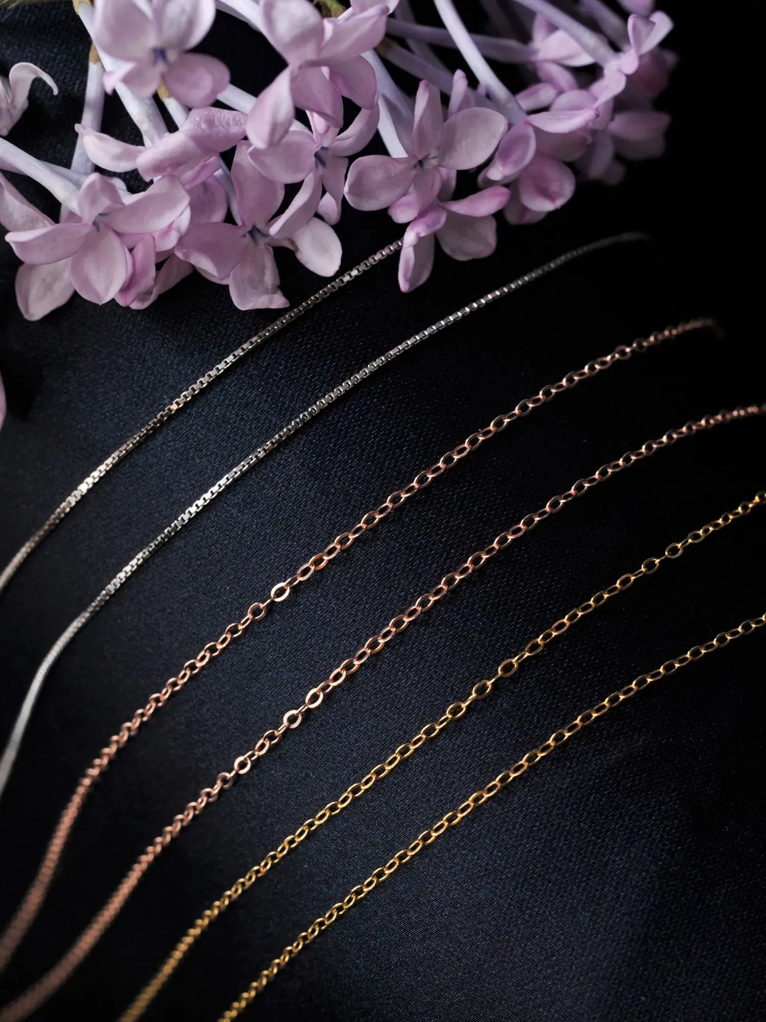POTIY Halskette mit Spurkasten-Design, 925er Sterlingsilber, für Damen, als Schmuckstück für den täglichen Gebrauch, ein Geschenk für sie. – Detail 5