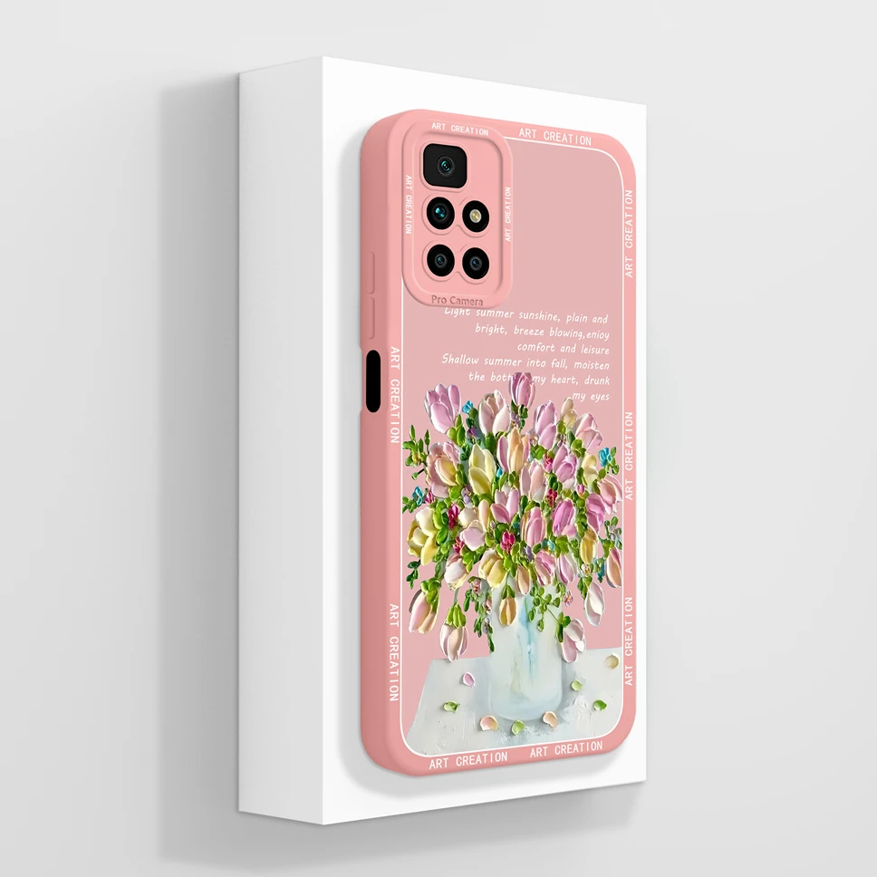 Cute Healing Pattern Slim Silicone Phone Case - Premium Protection Back Cover