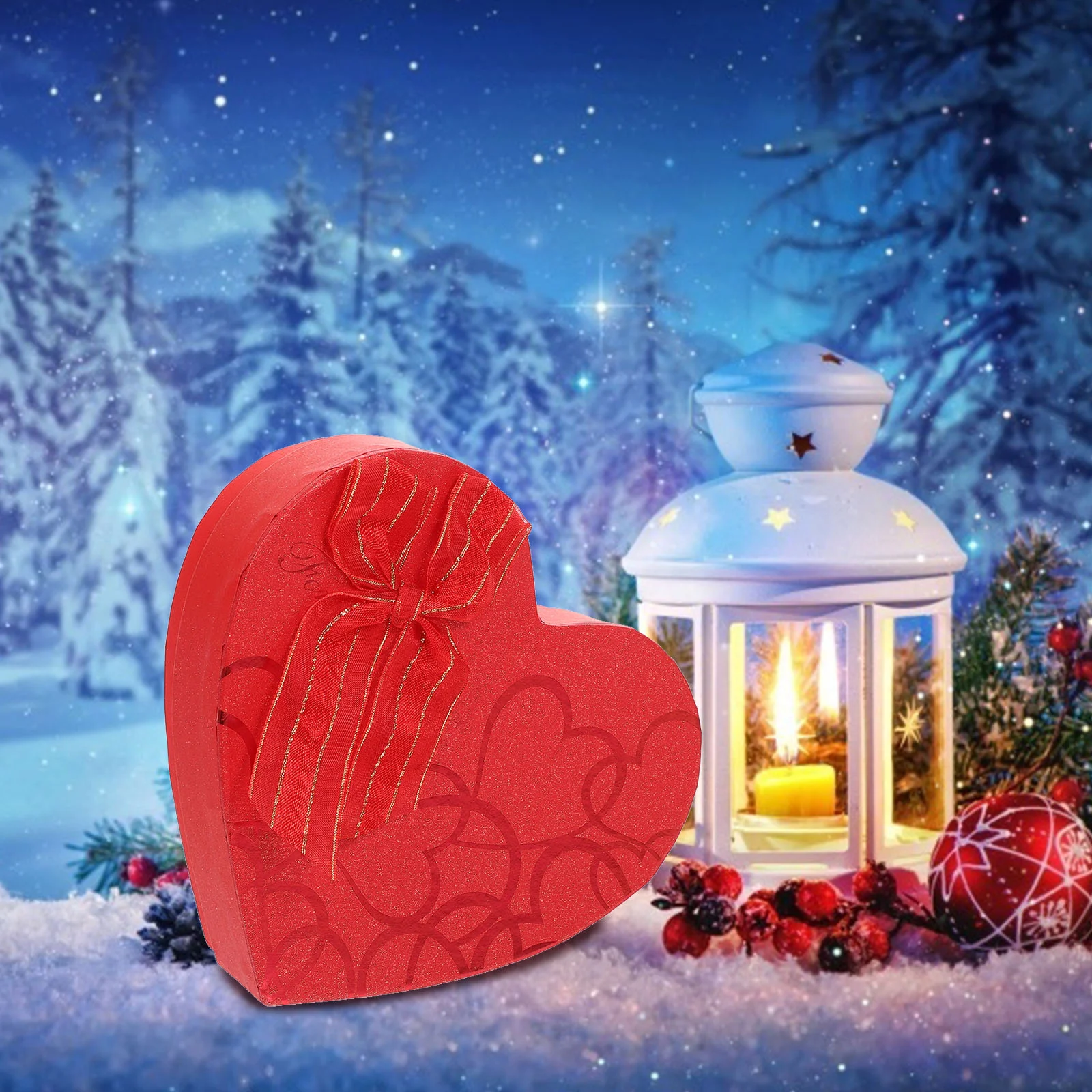 

Heart Shaped Gift Boxes: Valentine Day Boxes With Bow Lid Decorative Gift Containers For Valentines Day Weddings Gift Party