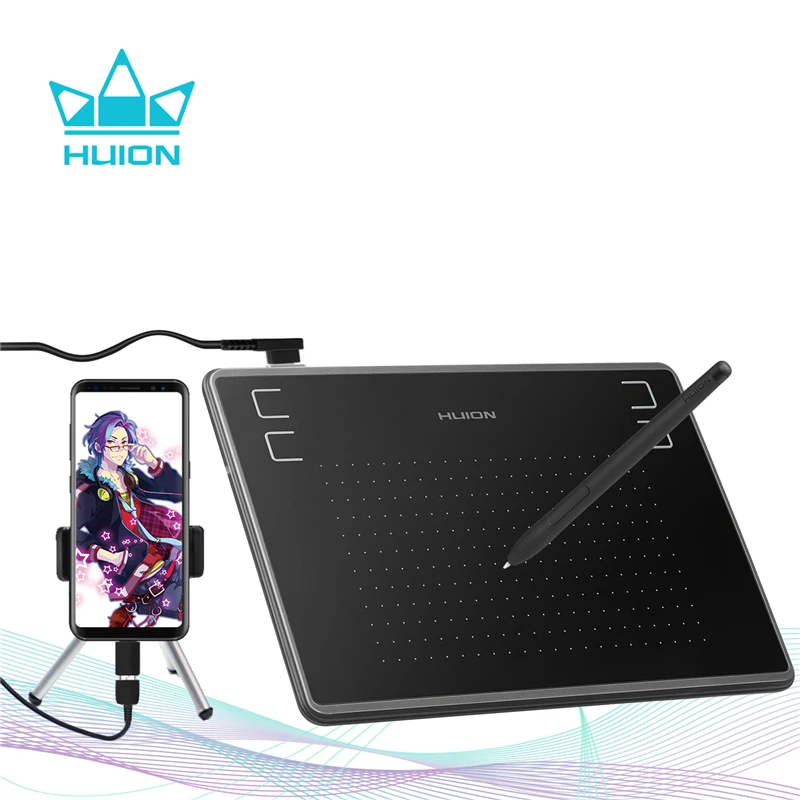 

Графический планшет HUION H430P для рисования, ультратонкий планшет для рисования, безбатарейный Цифровой Стилус для планшета 4096 уровня, идеально подходит для игры OSU