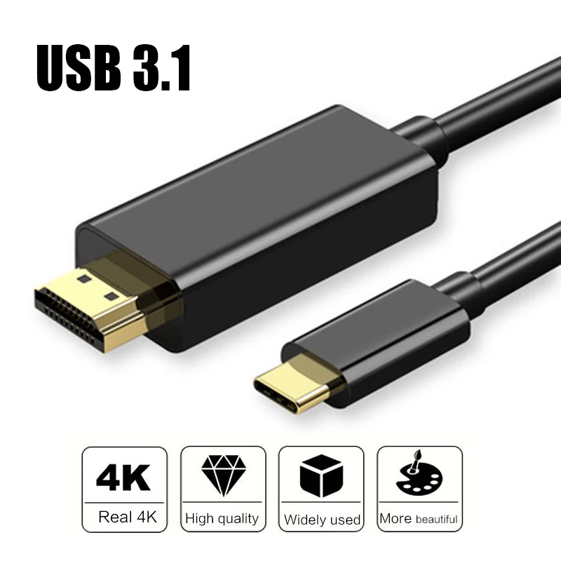 ƺ Ｚ S8  Ȯ , USB C-HDMI ̺ ȯ, 4K USB 3.1 HD, 1.8m