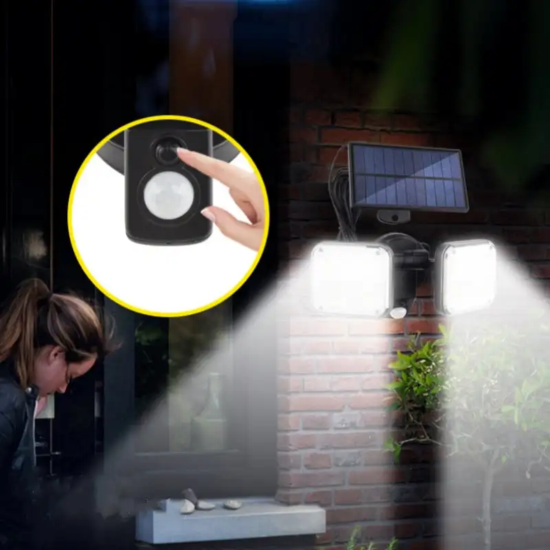 Solar Outdoor Light Motion Sensor Waterproof Bright Wall Street Lamp For Garden Yard Path Garage Stairs Porch 4