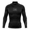 Men Long Sleeve Surfing Rash Guard Summer Surf Clothes T-shirt Swimwear Swim Floatsuit Beach Blacks Tops Uv Swimming Diving Suit 1