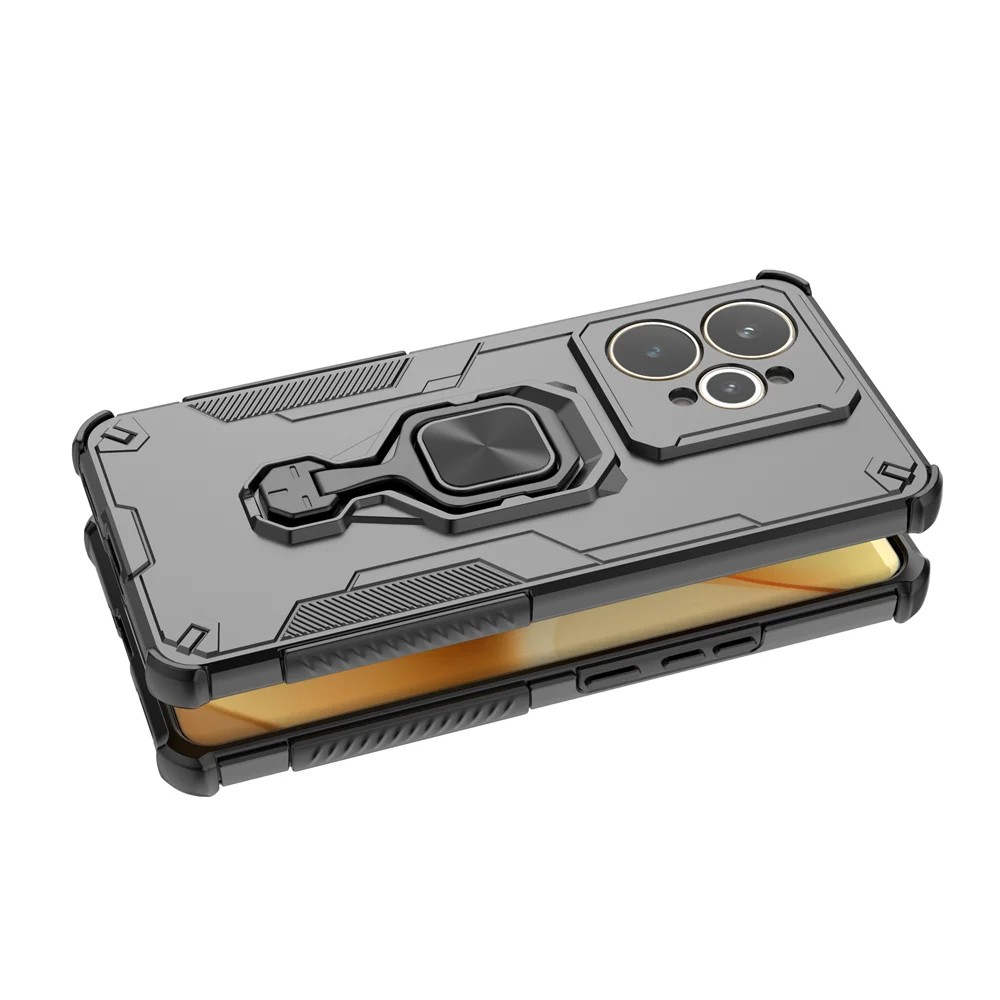 Enhanced Shockproof Armor Case with Ring Back Cover - Protective Phone Coque