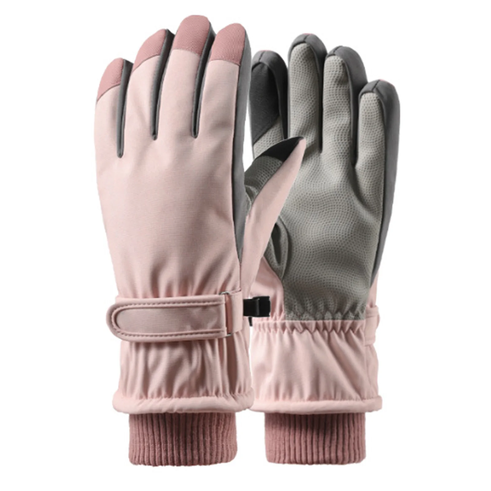 

Зимние перчатки для сенсорных экранов, ветрозащитные Нескользящие теплые перчатки для езды на велосипеде, бега, туризма, гольфа, рыбалки для женщин