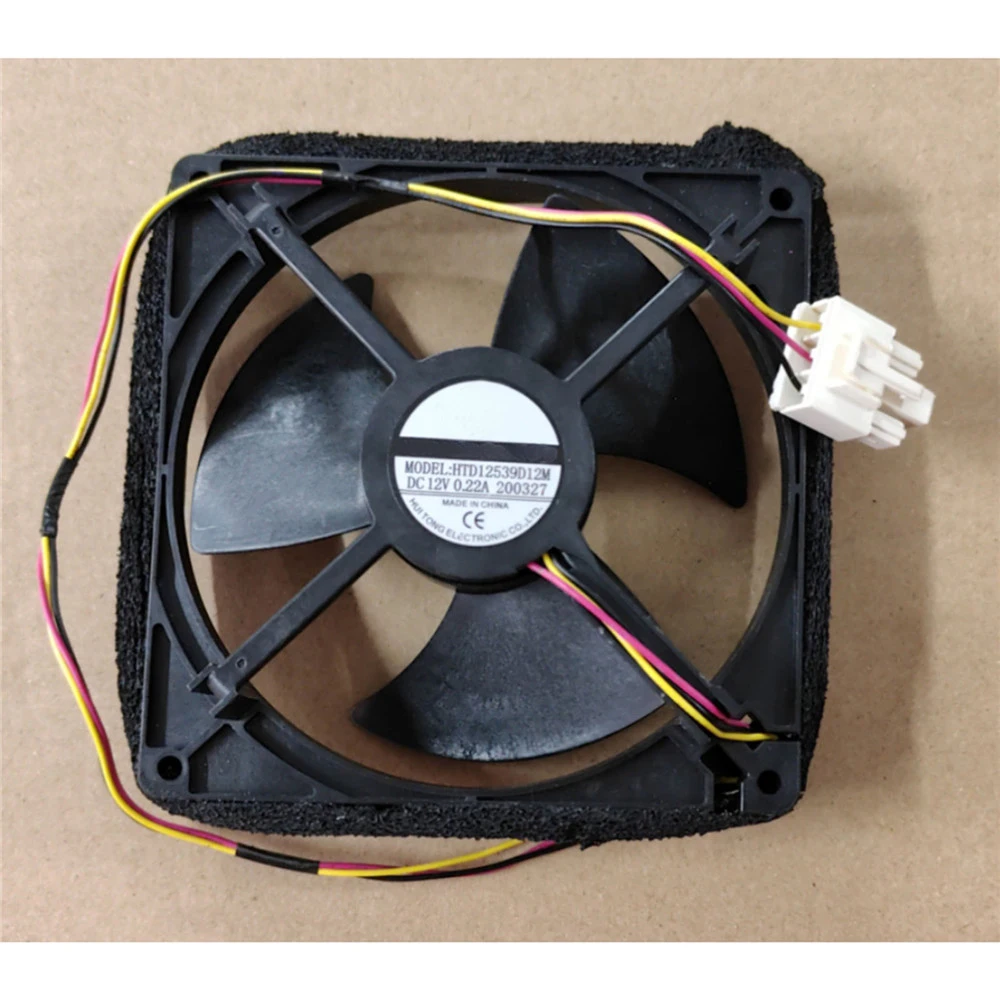 Zer Cooling Fan Motor Acessórios de Substituição Frigorífico Midea Bcd318wtpzm e dc 12v 0.22a Htd12539d12m 1pc