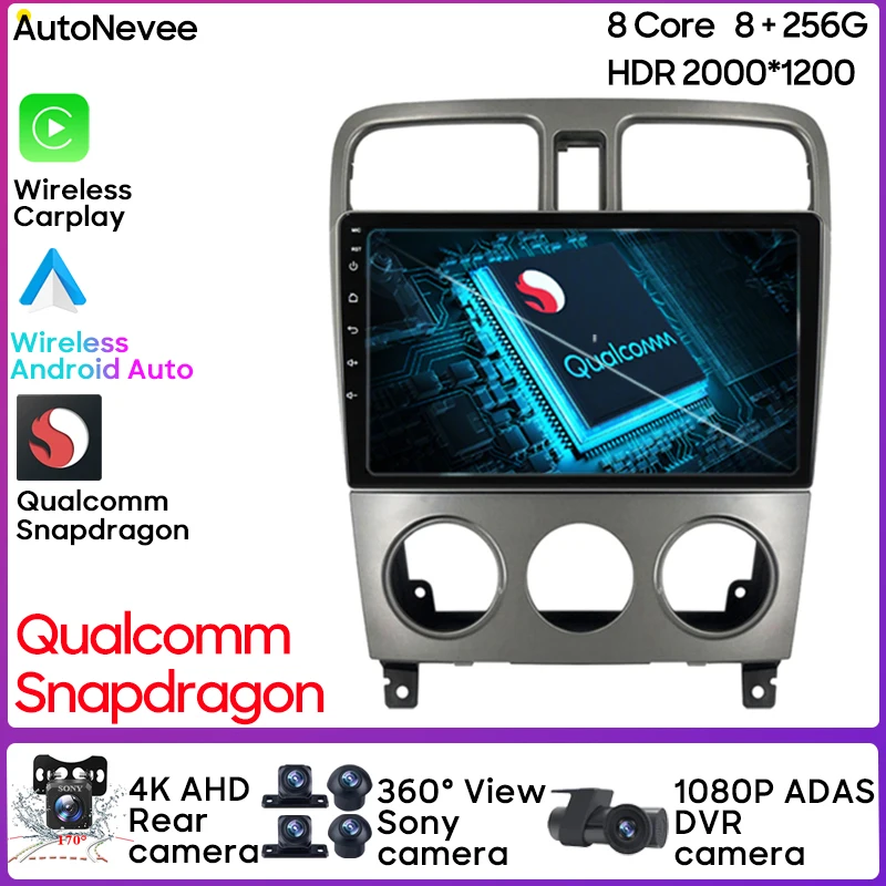 

Android 13 для Subaru Forester SG 2002 - 2008 Автомобильное радио Мультимедийная навигация Автомобильное радио Мультимедийный видеоплеер Беспроводной PSD
