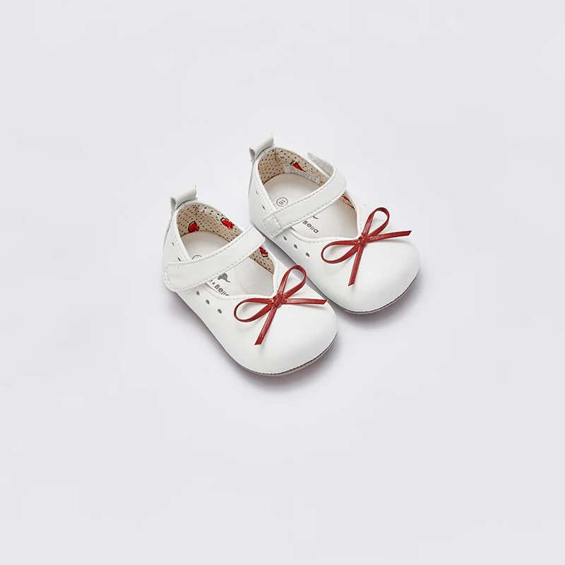 Dave Bella Baby Toddler Shoes White Baby Shoes Soft Bottom Non-slip Kid Girls Boys Princess Children DB1240214