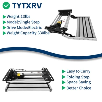 Auto Step Caravan Door Electric Side Steps 12V Camper Van Entrance Running Board Motor Home Board Step /Electric Sliding Step RV 1