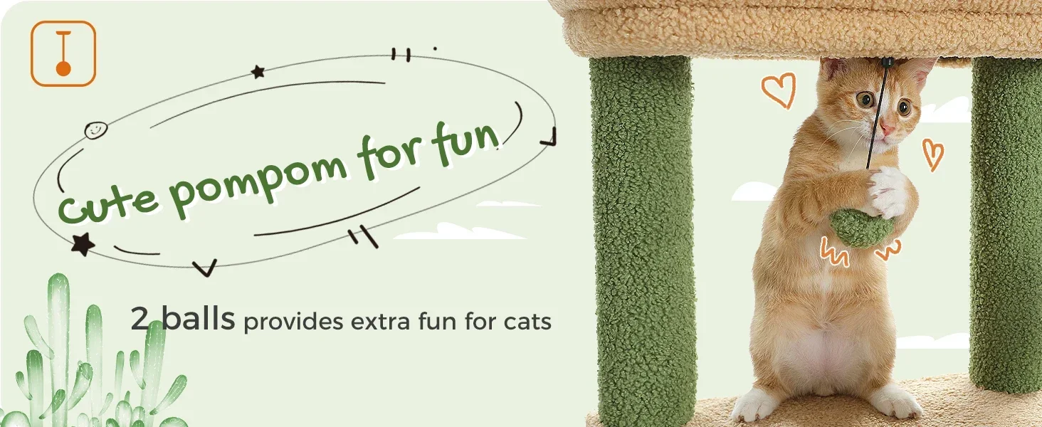Cute pompom for fun