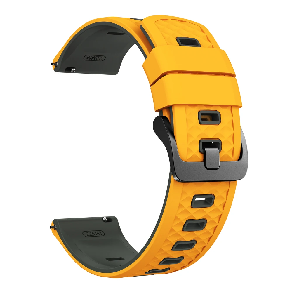 22mm Easy Fit Silicone Strap Wristband - Soft Replacement Bracelet