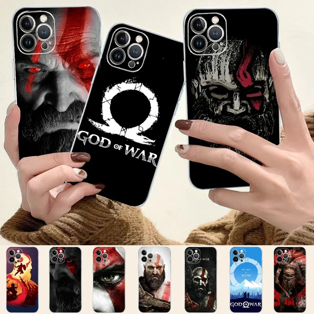 

God Of War Phone Case For iPhone 14 11 12 13 Mini Pro XS Max Cover 6 7 8 Plus X XR SE 2020 Funda Shell