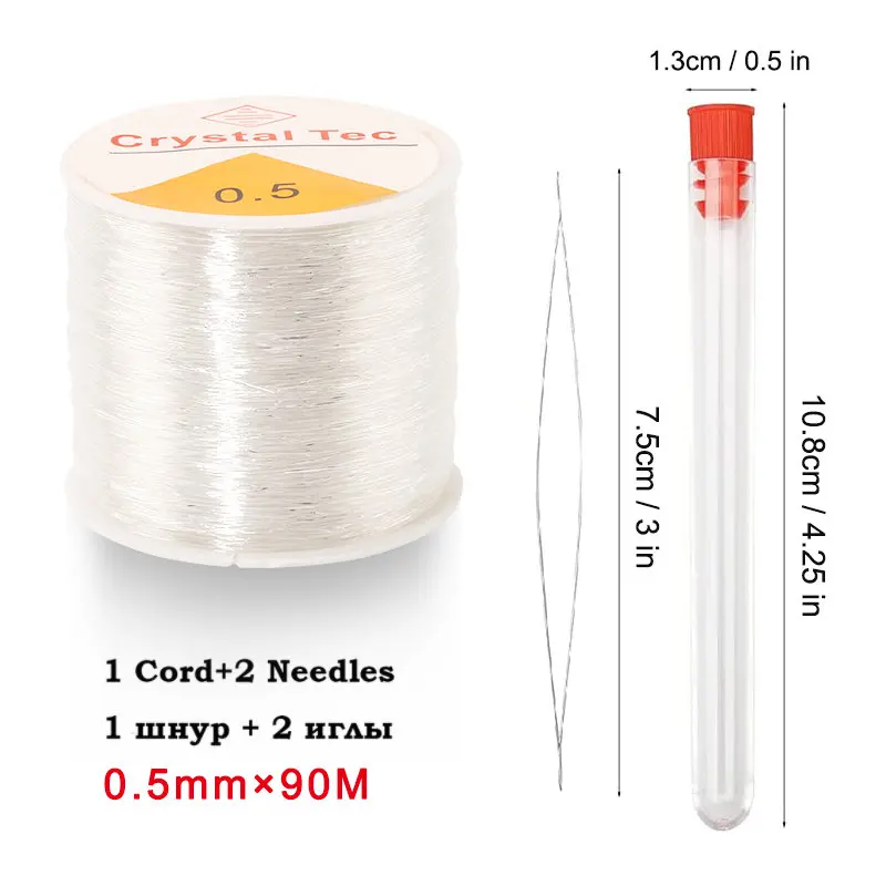 Elastic Beading Thread for DIY Jewelry and Crafting