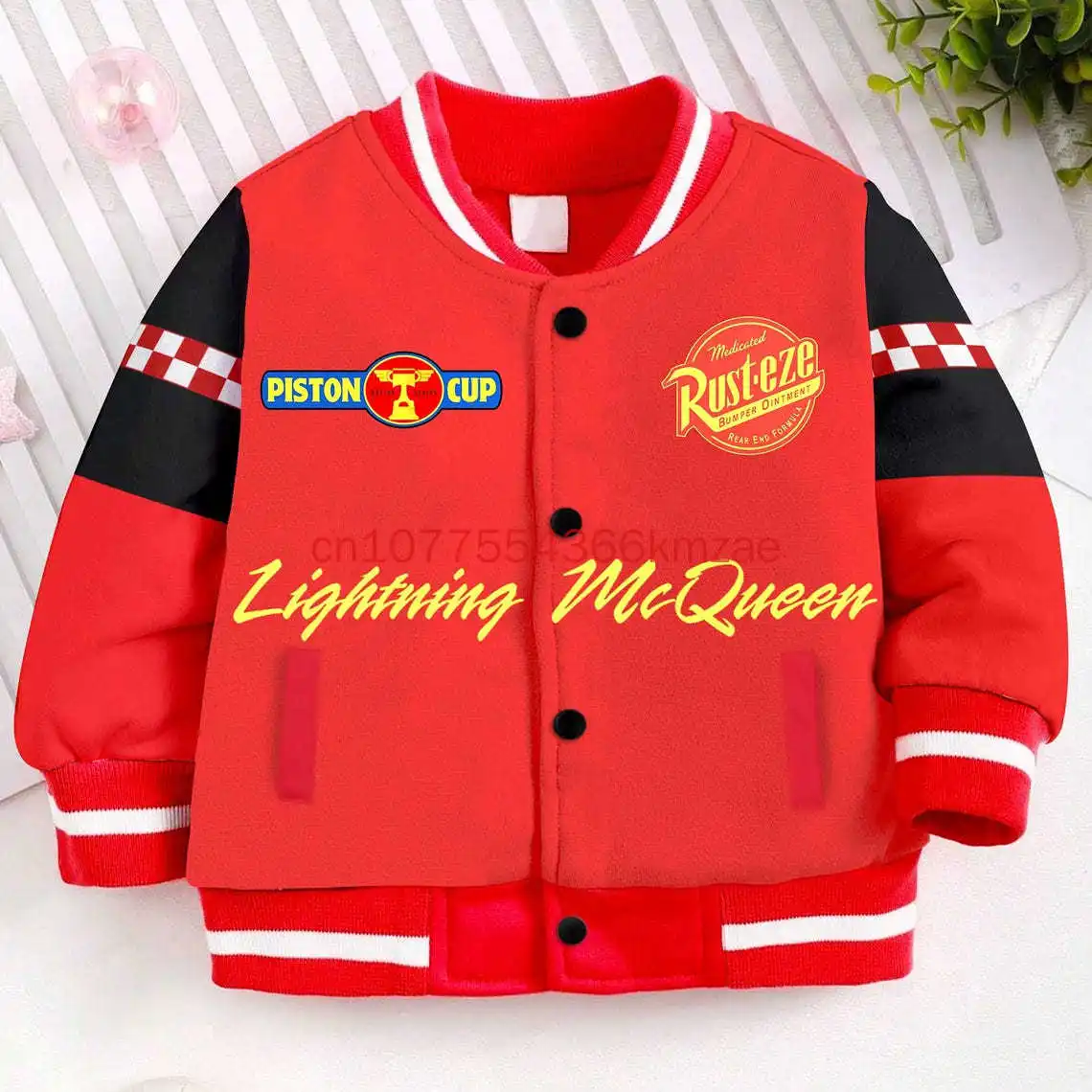 New Lightning McQueen Kids Baseball Jacket 3d Print Coat Cartoon Men's And Women's Streetwear Harajuku Bomber Jacket