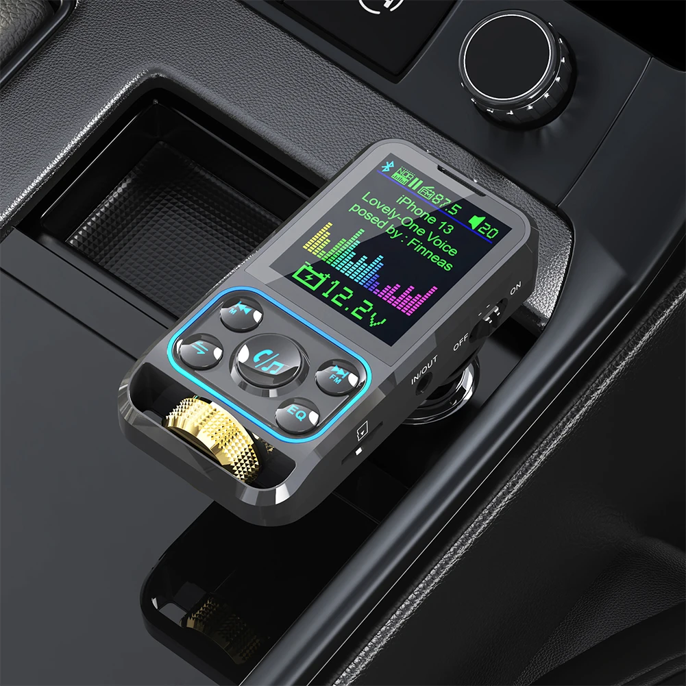 

Fm-трансмиттер беспроводной автомобильный с поддержкой Bluetooth и портом Type-c