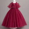 Shiny Toddler Stunning Little Big Girls Off Shoulder Sequined Princess Flower Girl Birthday Party Pageant Dress Floor Length 551 4