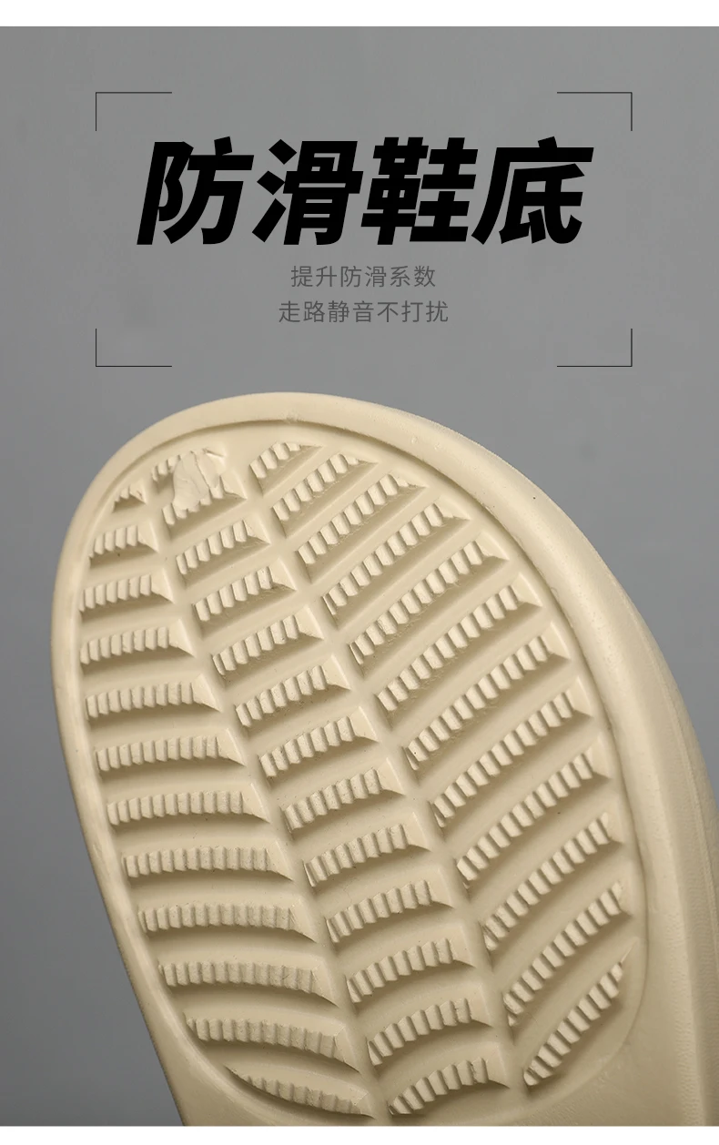 Herren-Kochschuhe zum Hineinschlüpfen, Küchenhausschuhe, bequeme Damen-Krankenschwester-Rutschen, Unisex, wasserdicht, rutschfest, halbe Sandalen, modische Slipper – Detail 5