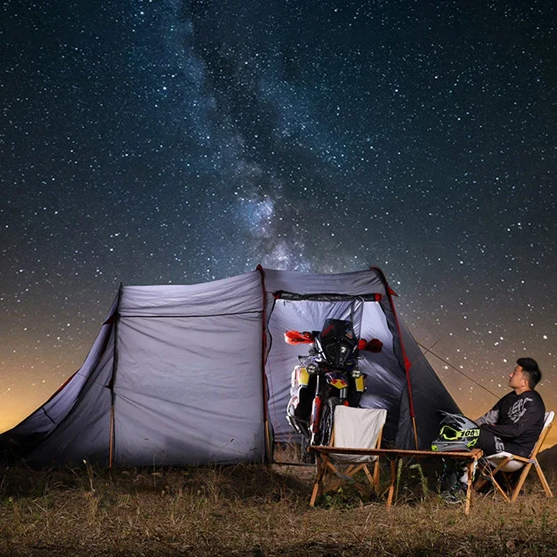 Motorcycle Hiking Outdoor Camping Cloud Tourer Double Layers 2 Man Tent Ultralight camping tent,portable tent
