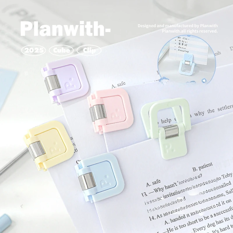 Clip per raccoglitori mini confezione da 3 colore casuale