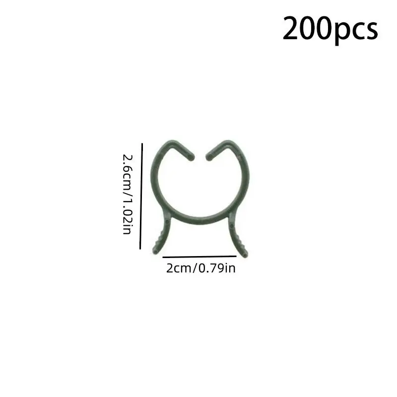 thumbnail image 1 of Plastic Garden Vine Strapping Clips Set for Tomato and Grapevine Plant Support, 1 of 5