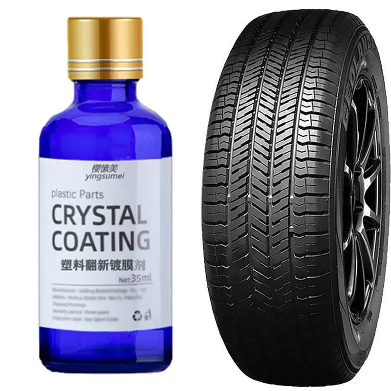

30ml Car Plastic Restorer Polish For Interior Exterior Trim Long-lasting Cleaner Agent Resists Water Dirt Car Chemicals