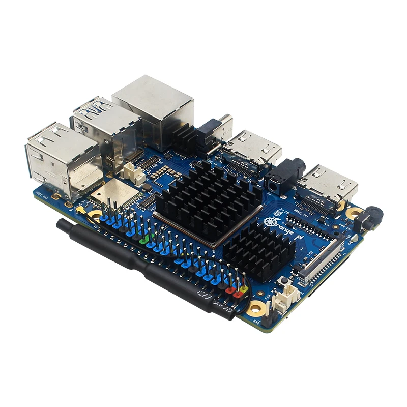 Orange Pi 5 Max Case with Fan Active Passive Cooling Metal Shell Optional Antenn