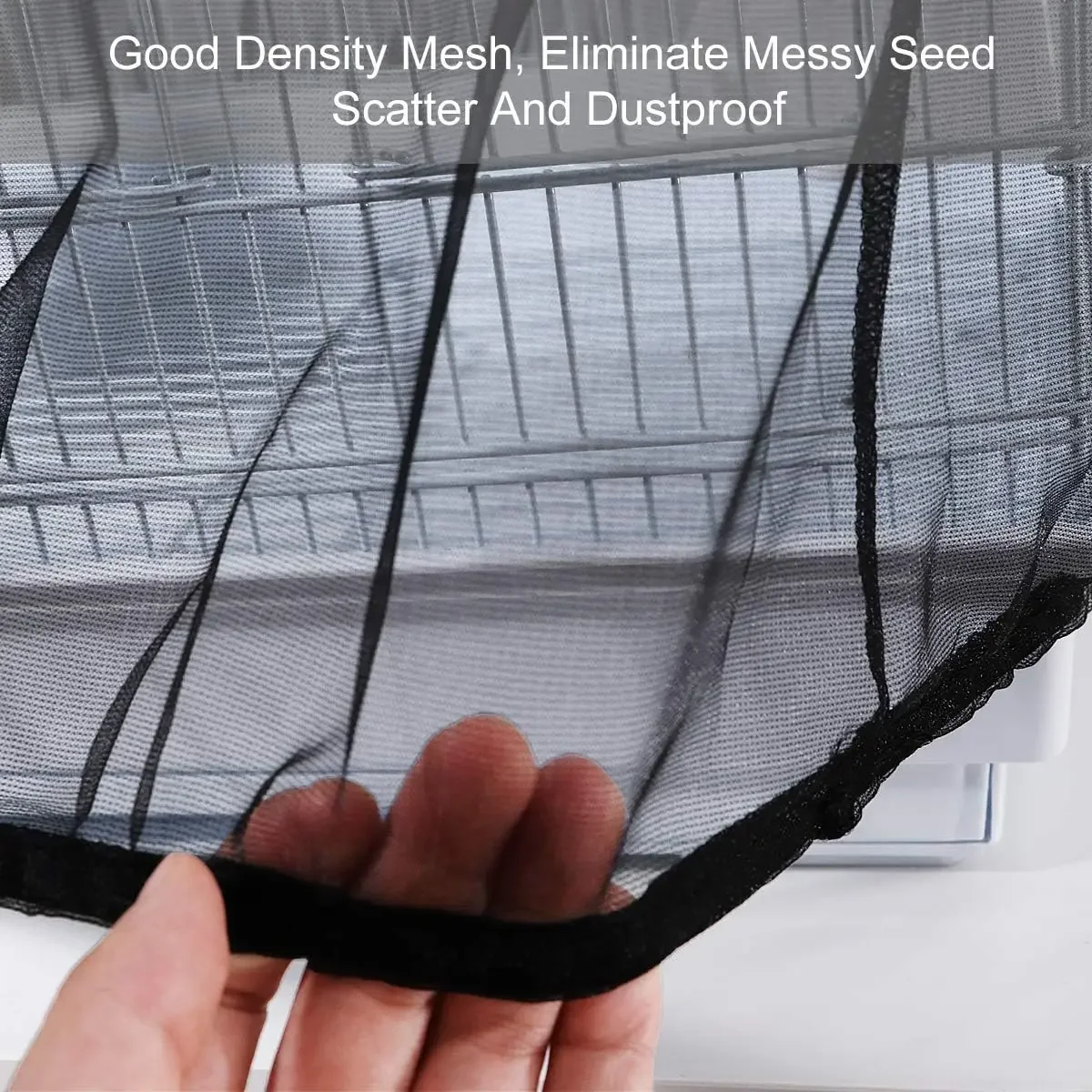 Bird Cage Cover Mesh for Easy Cleaning Catcher Guard