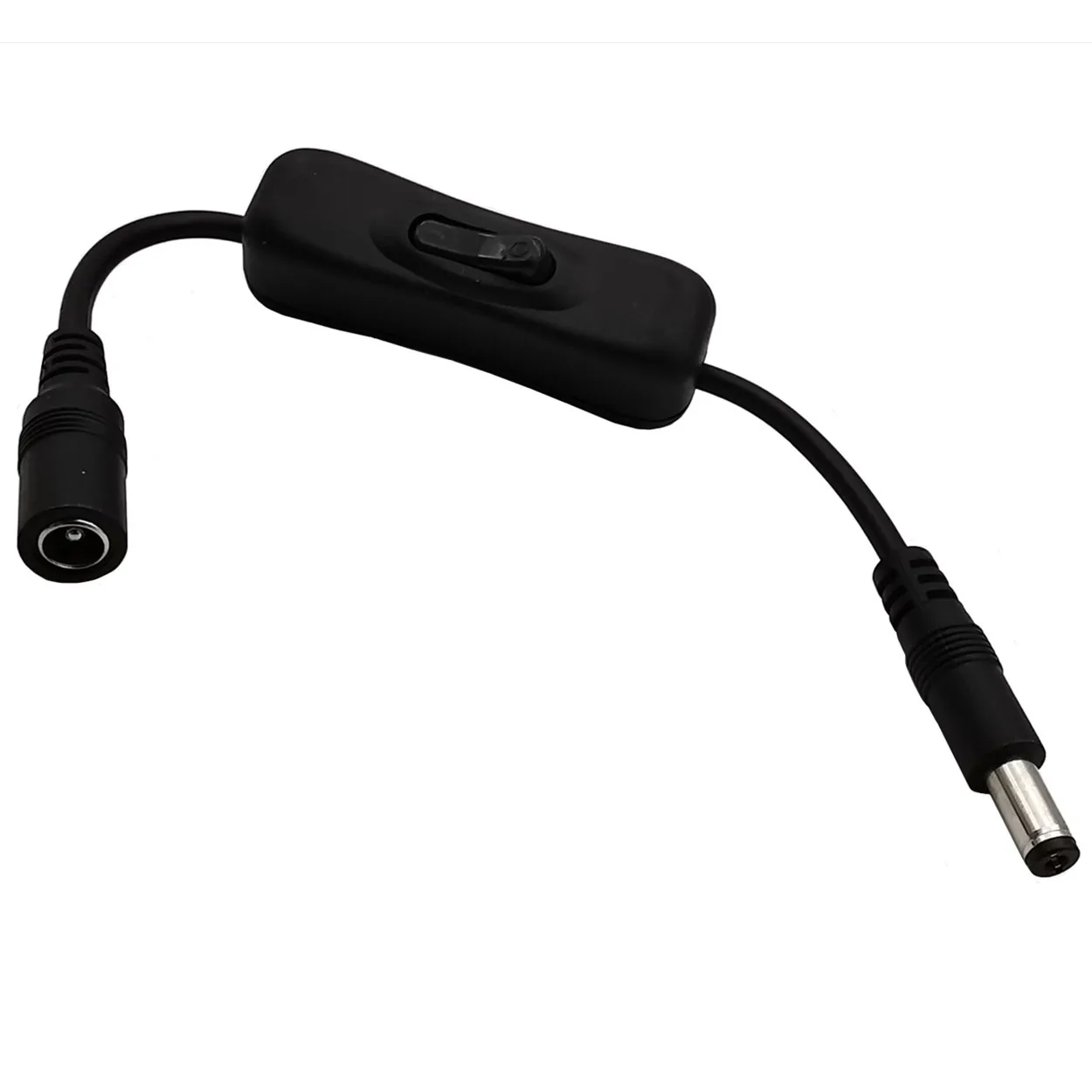 

Inline Switch On Off with Female Male Power Cable 5.5x2.5mm DC Connector Jack Wire Switch 5V 12V 24V for CCTV LED Strip Light
