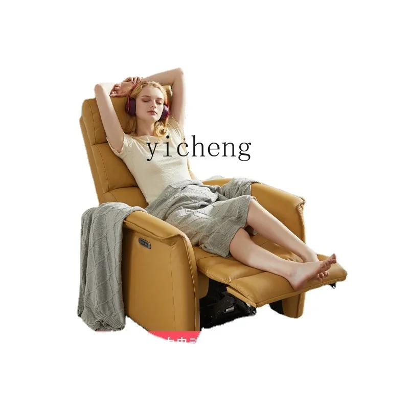 

ZK Single Space Massage Armchair Electric Multi-Function Zero Gravity First Layer Cowhide Modern Leather Recliner