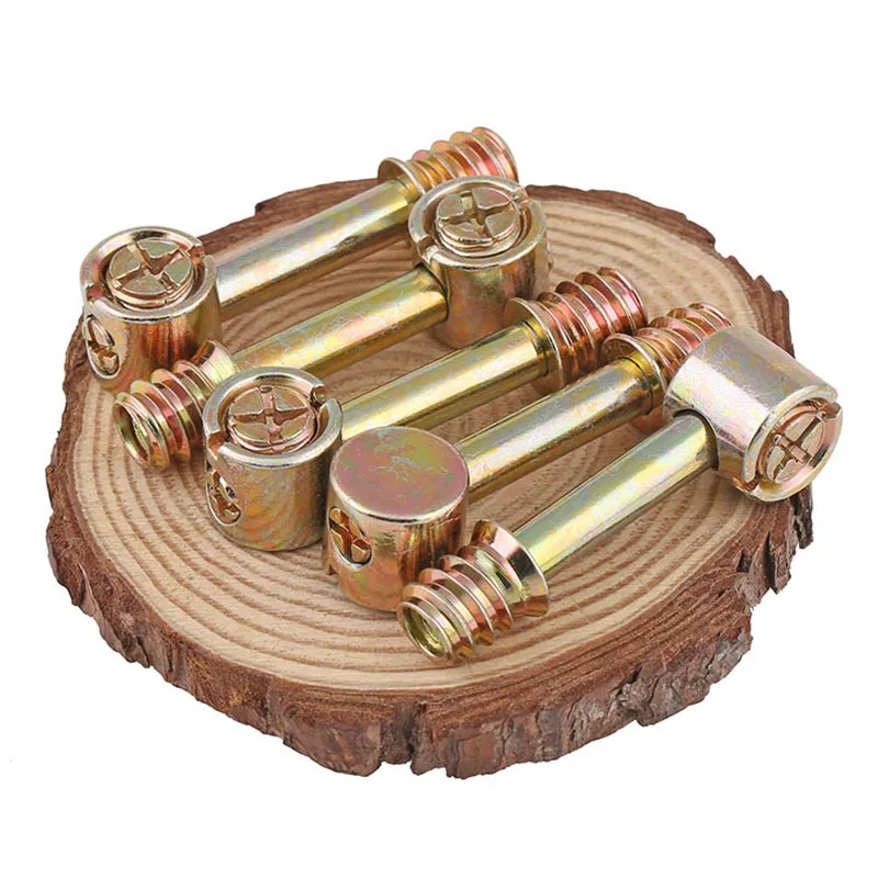 Kit Connettori Per Mobili 3 In 1 - 4 Pezzi Con Serrature A Camma E Viti, Per Assemblaggio - Foto 10