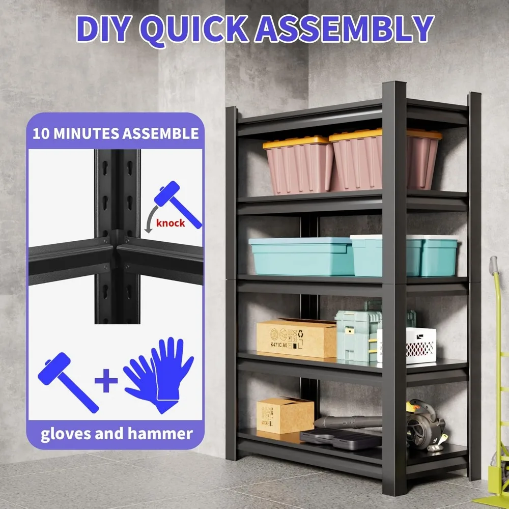2 Set Garage Shelving Unit 5