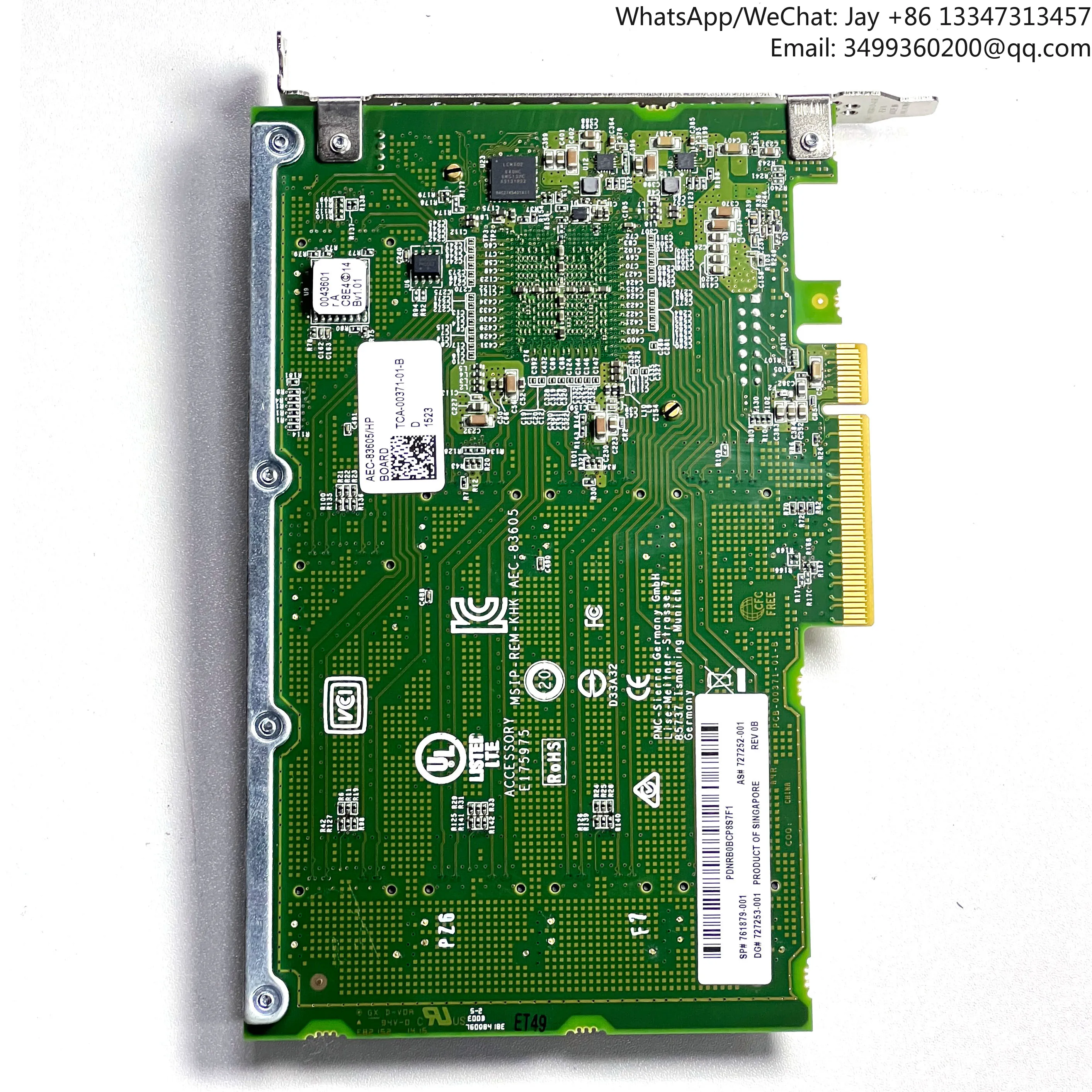 HP AEC-83605 스마트 어레이 12GB PCI-E 3 X8 SAS 확장 카드 벌크 레이드 컨트롤러용