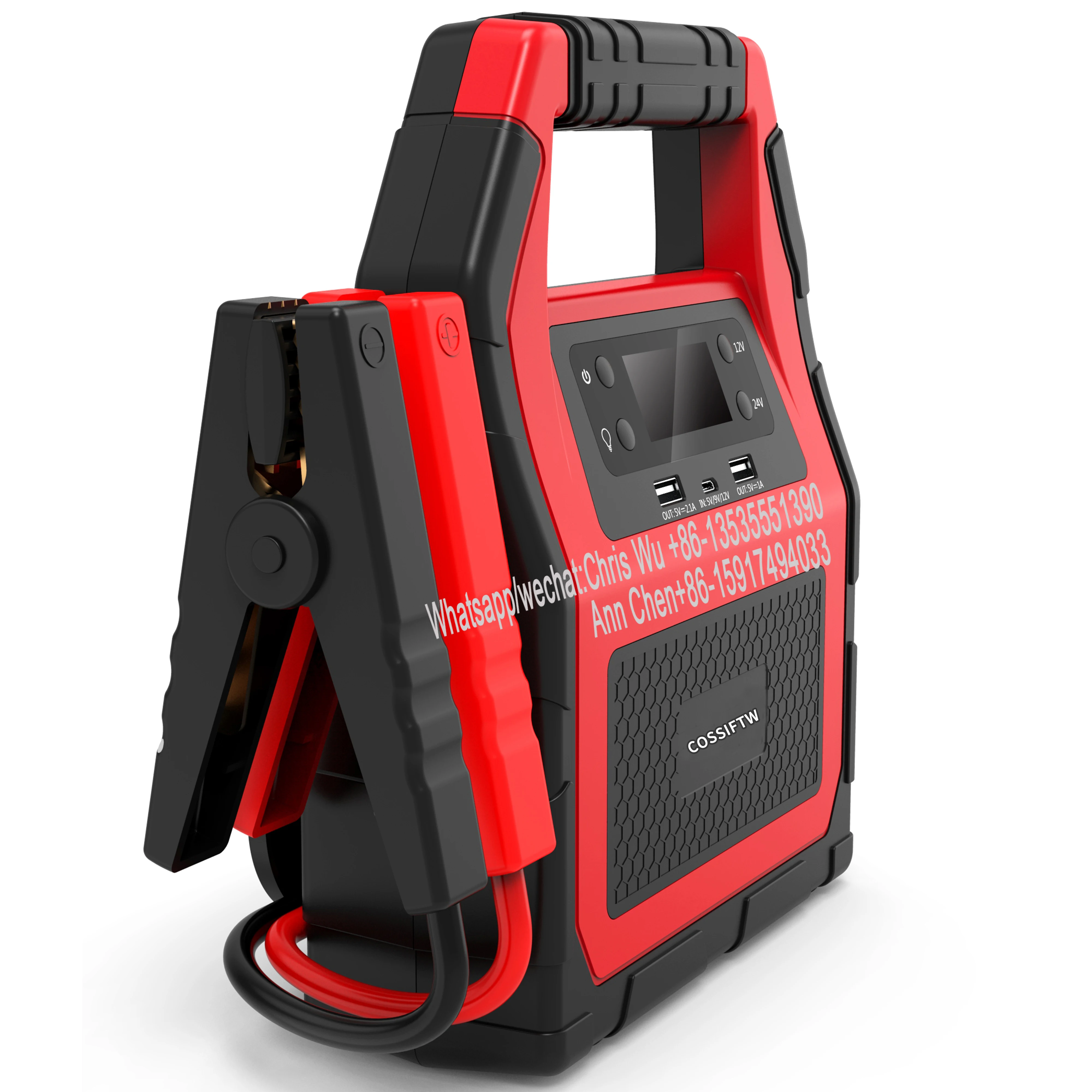 Potente Batteria Jump Starter Nuovissimo 46800Mah 12V 24V Car Jump Starter Heavy Duty Battery Booster Jumper Box 6000A