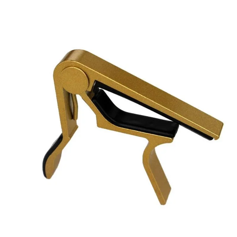 Single-Handed Black Guitar Capo for Acoustic and Electric Guitars