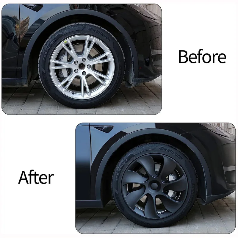 Hub Cap Replacement Performance Wheel Cap Automobile Hubcap Full Rim Cover Accessories Tesla Model Y 19 Inch-4PCS wheel hub covers wheel hub caps