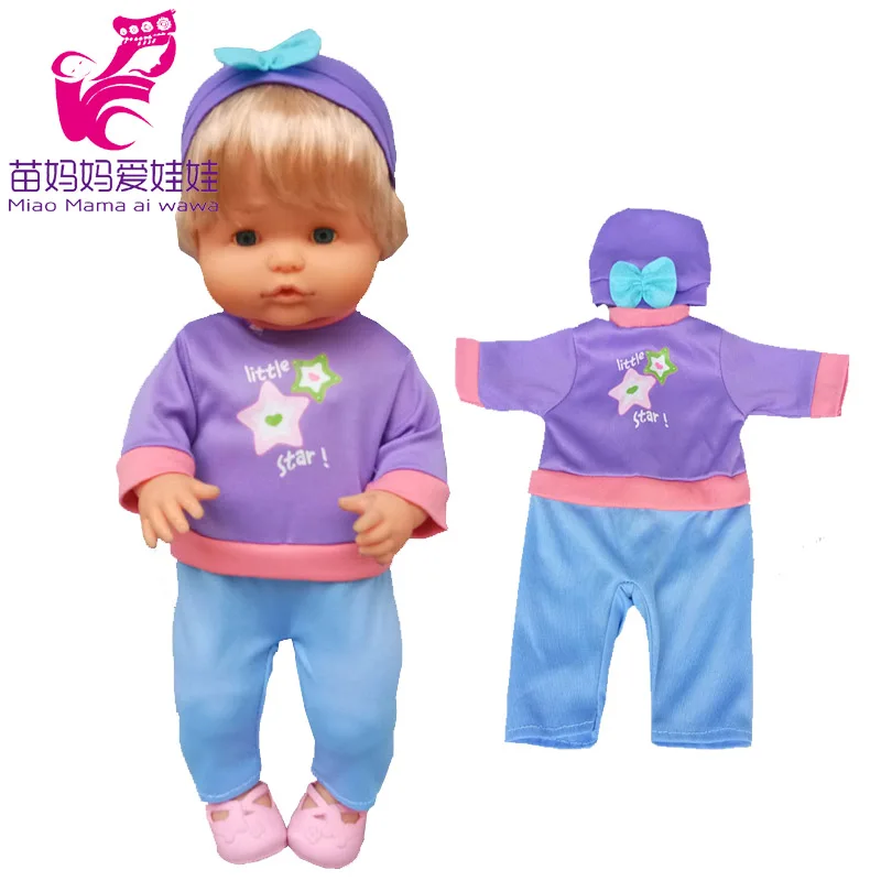 Reborn Baby Doll Clothes Rompers for 38 Cm Nenuco Doll Ropa Y Su Hermanita Toys Costume 5