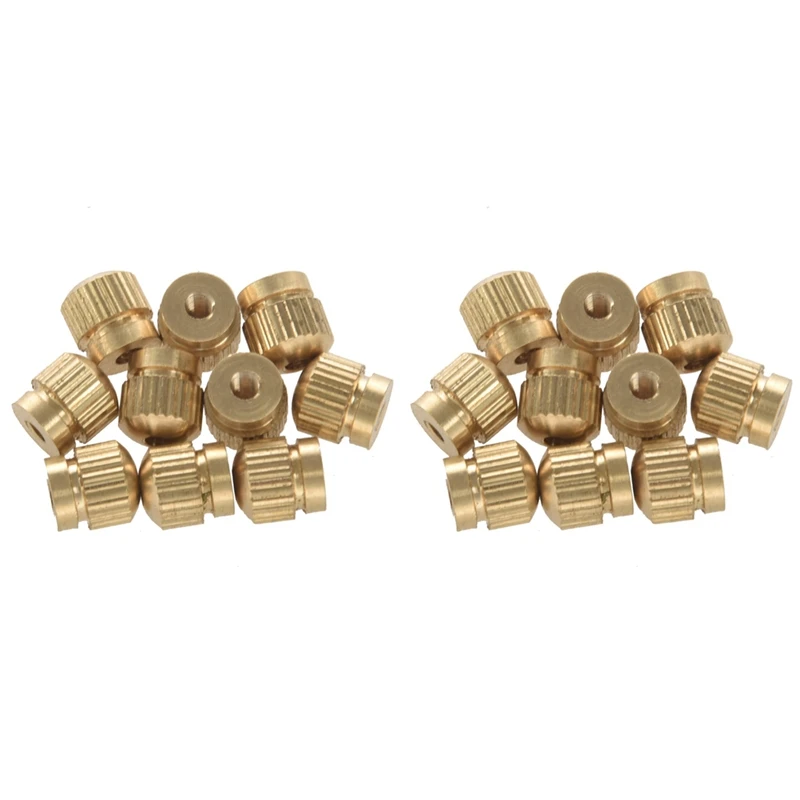 20 Pz Tenor Corno Chiave Pulsante Pistone Valore Viti Cap Per Tromba Tenore Corno Cornet Tuba Accessori