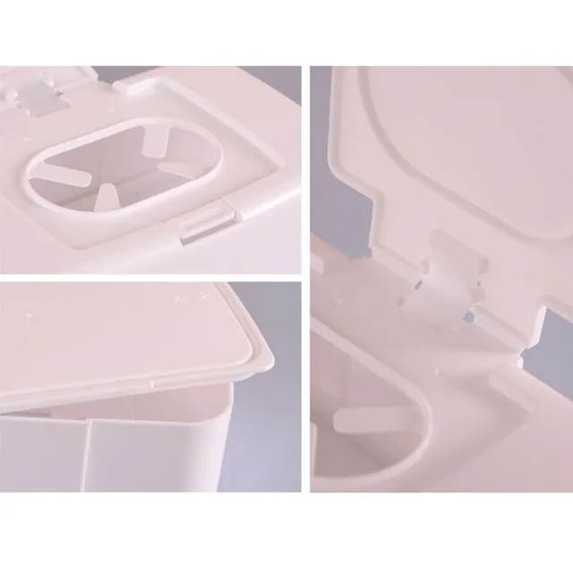 Boîte de mouchoirs humides, distributeur de lingettes portables, boîte de rangement de serviettes, conteneur de support 6