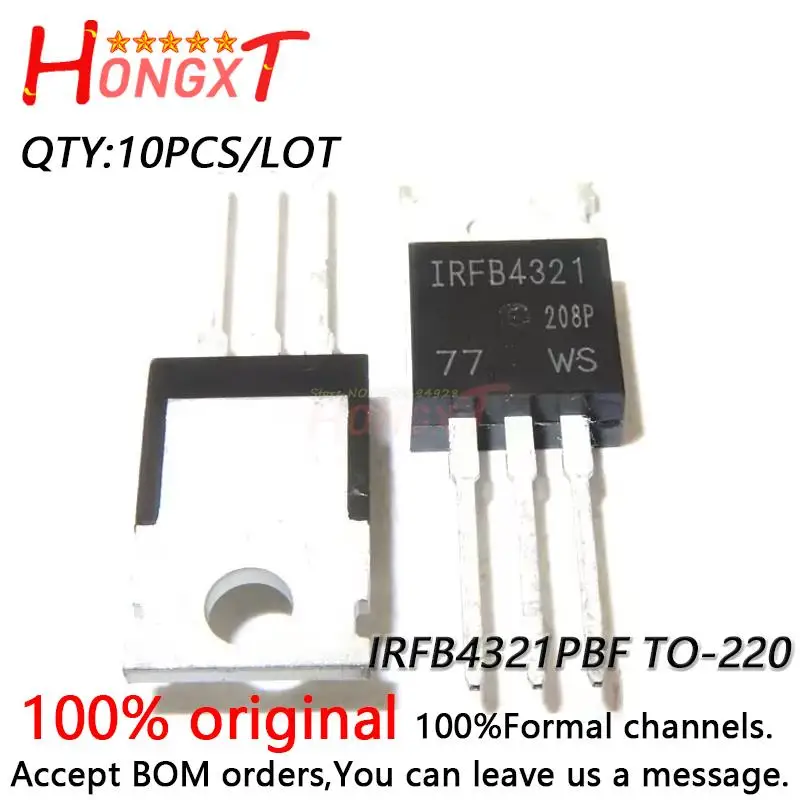 

10PCS 100% NEW Original IRFB4321 IRFB4321PBF TO-220 N-channel MOS FET 83A 150V.