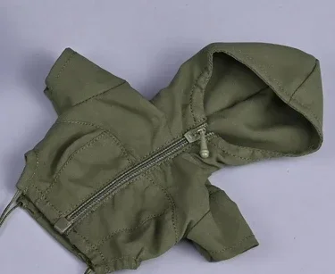 Auf Lager GTT-008 1/6 Scale Female Knitted Hooded Zipper Short Sleeved Model Fit 12Inch Soldier Action Figure Body Accessory – Detail 9