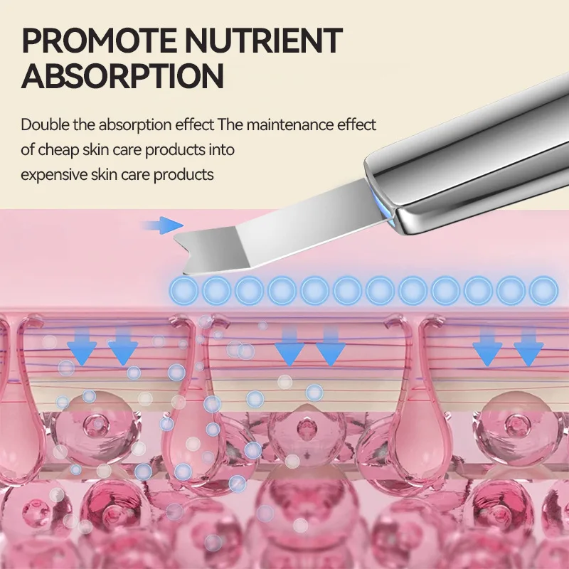 Skin Scraper Beauty Device Ultrasonic Blackhead Removal Beauty Device Pore Cleaner High-quality Power Waterproof Sweat Proof