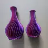 20cm 3D Printing Creative Vase Home Decoration Living Room or Office Table Decoration Light Luxury High-end Highly Customized 4