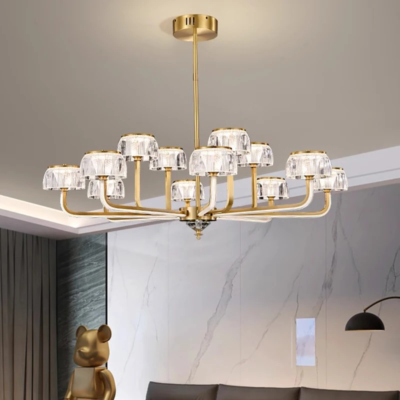 

Modern light luxury Dining room chandelier lighting Ceiling lamps hanging light led chandeliers for the living room indoor light