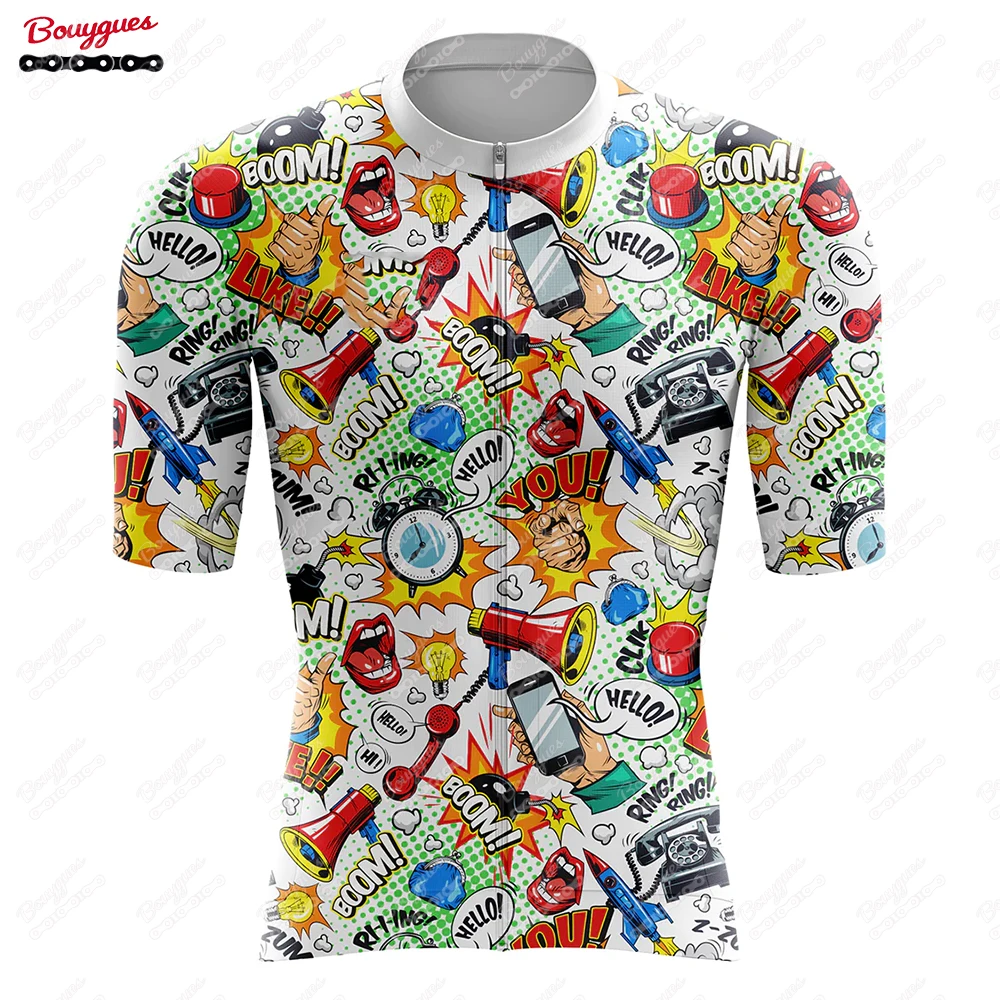 thumbnail image 1 of Maillot de ciclismo para hombre, camiseta de ciclismo de montaña, ropa de ciclismo de carretera, manga corta, blusa de ciclismo de verano, 16 estilos, 1 of 5