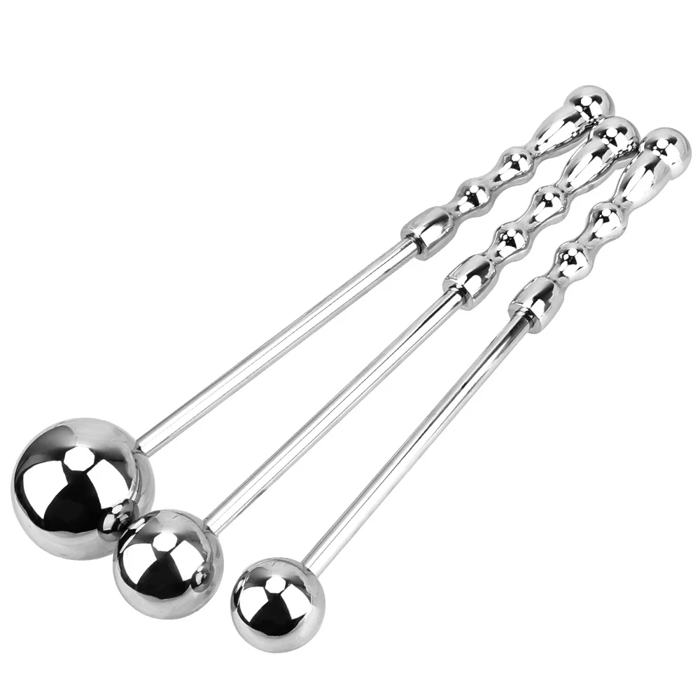 Stainless Steel Anal Plug And Prostate Massager Meatal Dilator_voghion.com